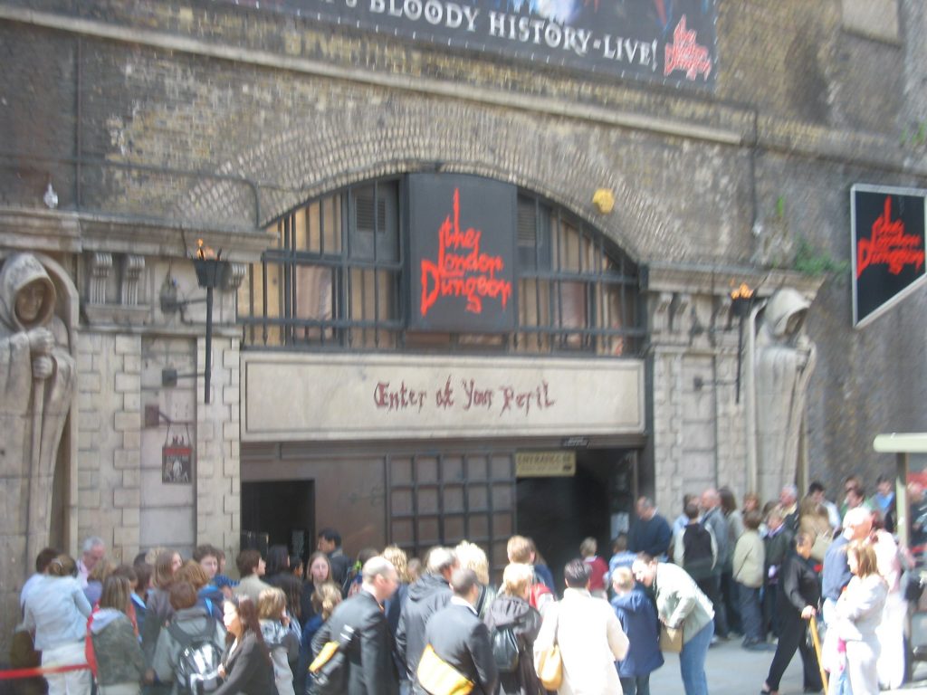 Entrée du London Dungeon