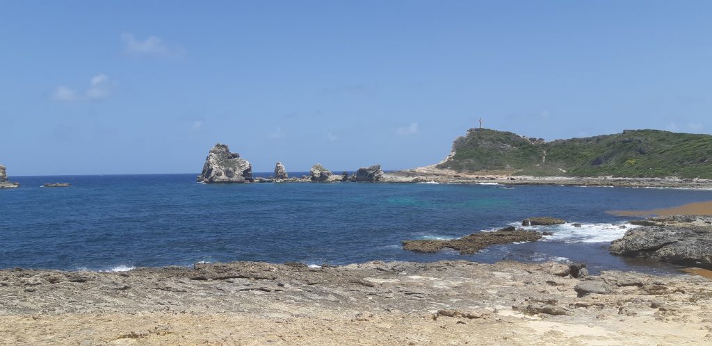Vue de la Pointe des Châteaux en Guadeloupe