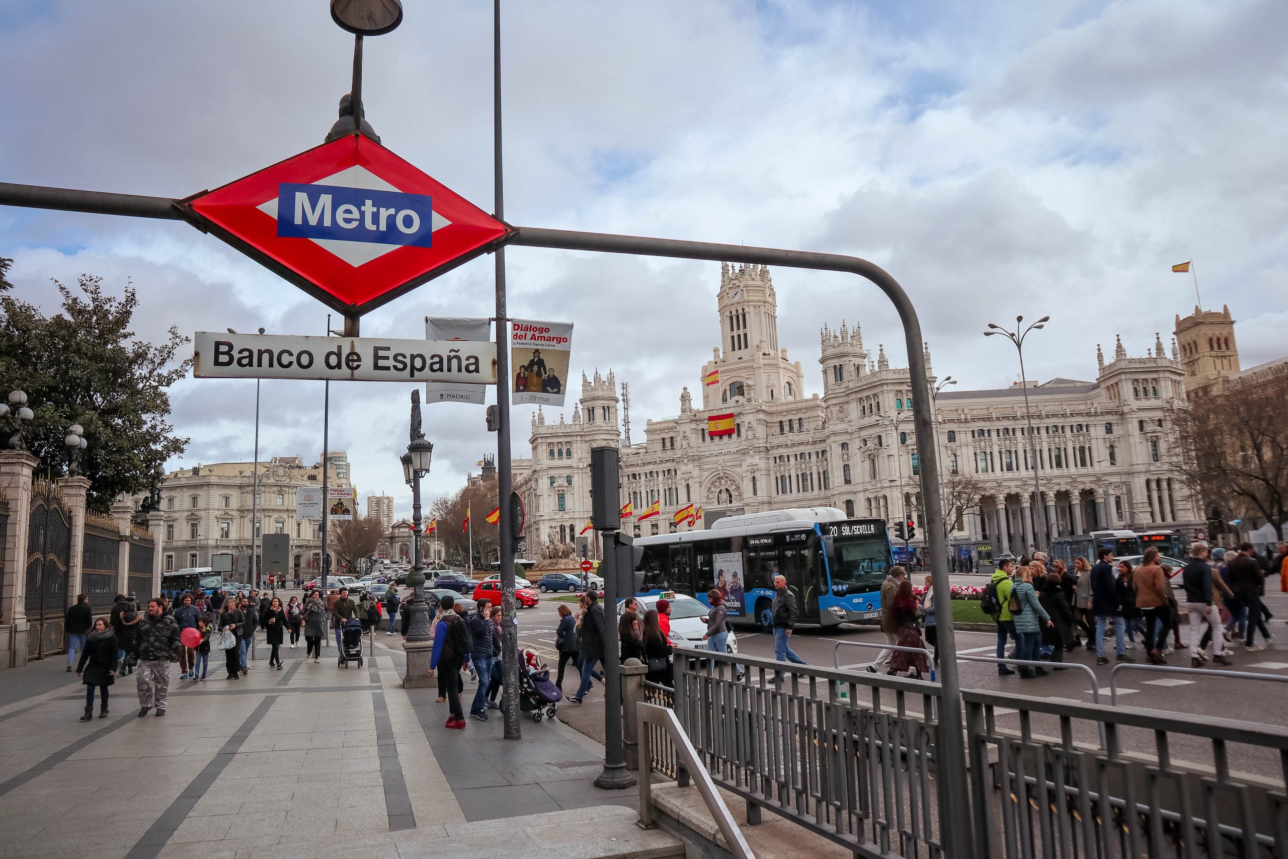 bouche de métro Madrid