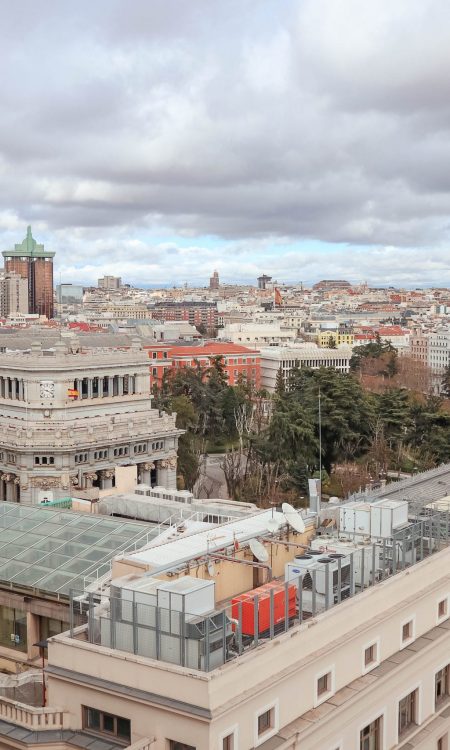 vue sur les toits de Madrid