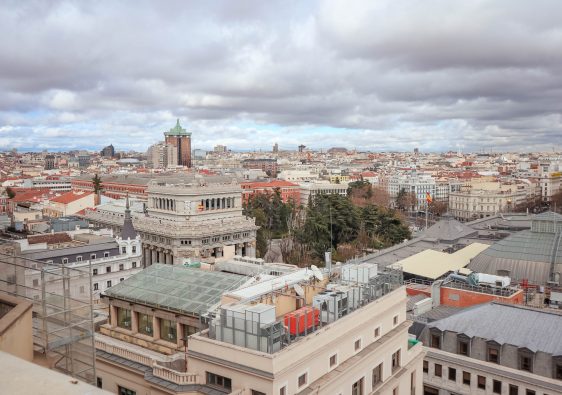 vue sur les toits de Madrid