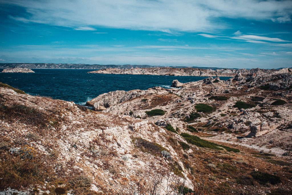 Paysage des îles du Frioul