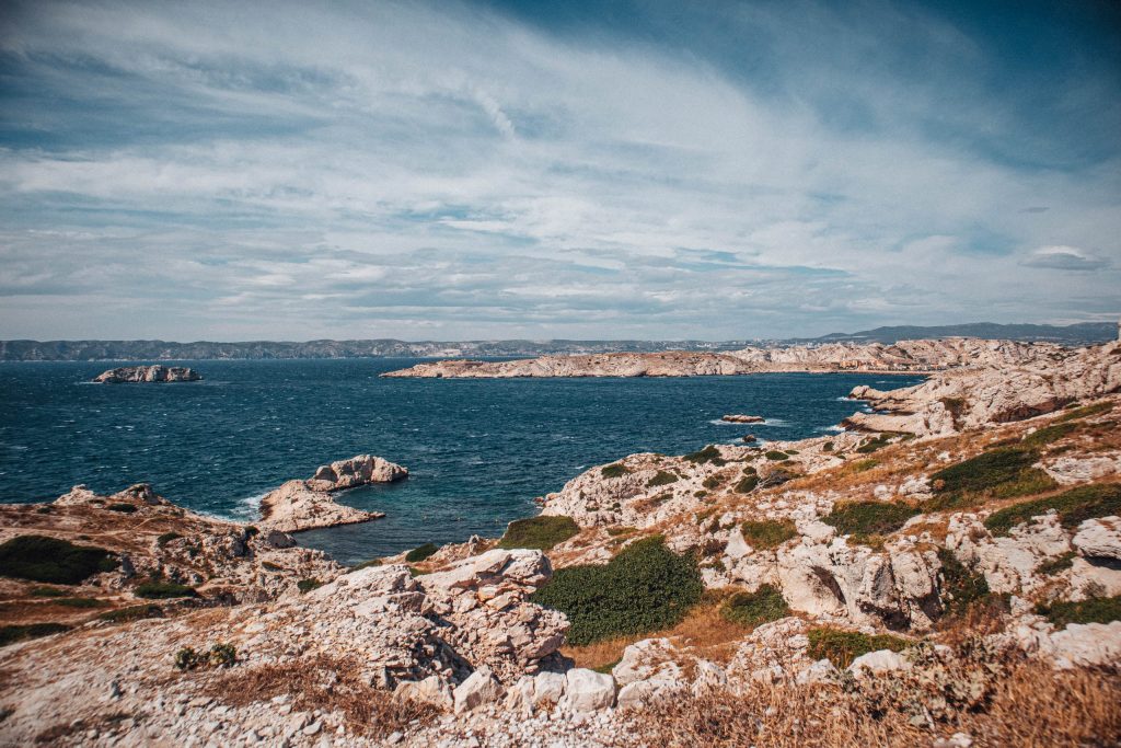 Paysage des îles du Frioul