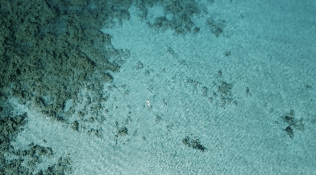Blue Lagoon vue drone, Pólis, Chypre