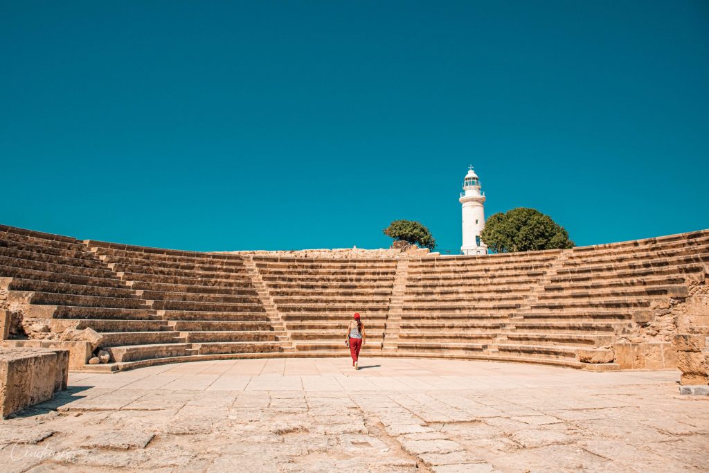 Théâtre du site archéologique de Paphos à Chypre