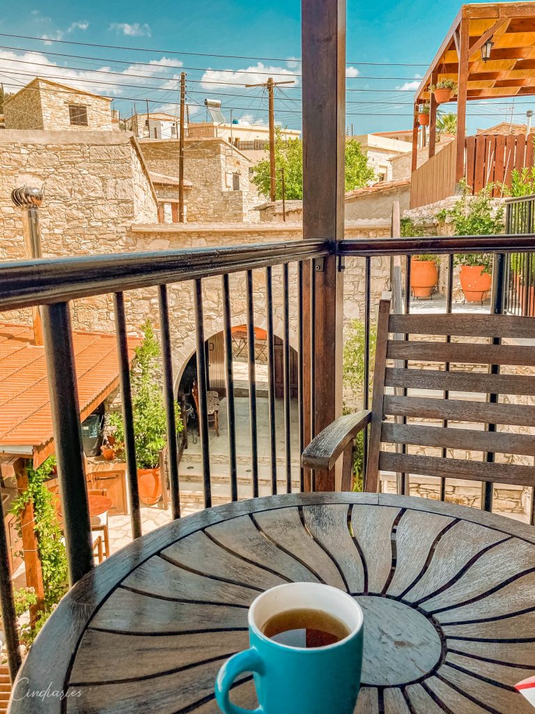 Notre terrasse à Skarinou, Chypre