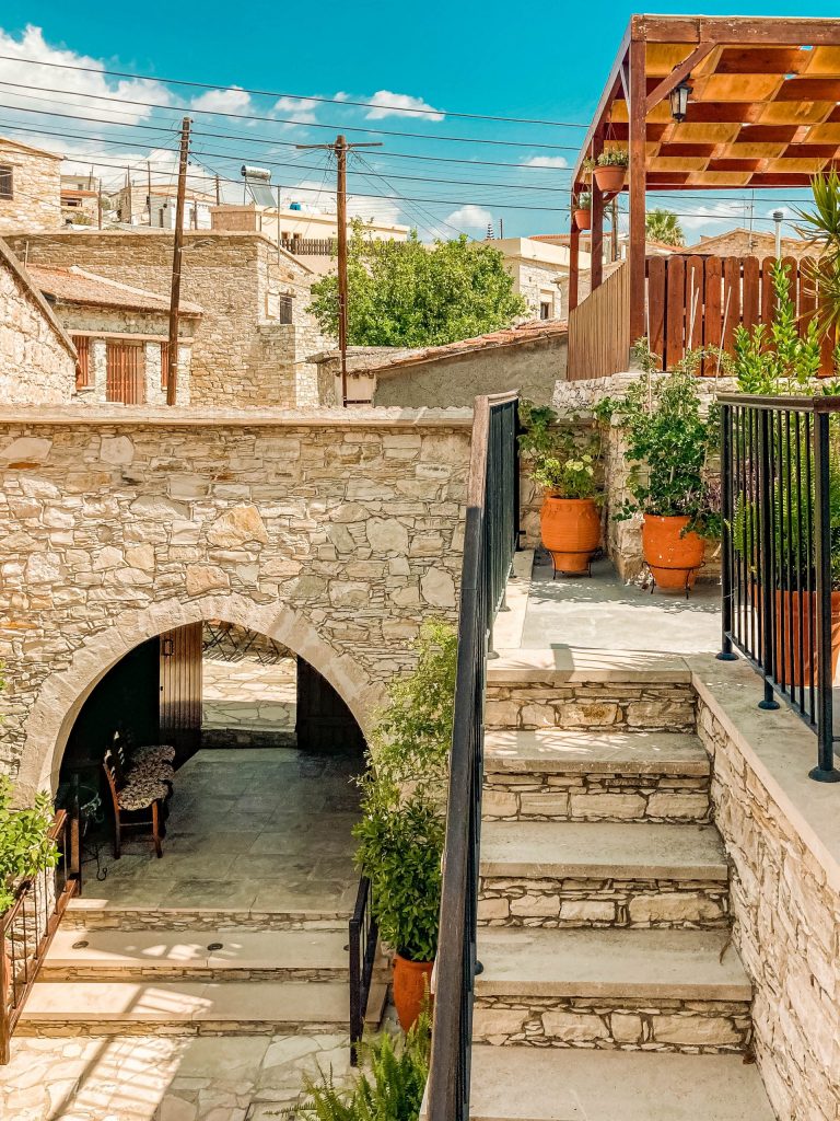 Petite maison typique à Skarinou, Chypre