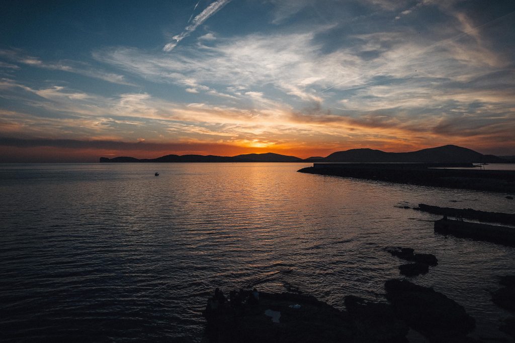 coucher de soleil Alghero
