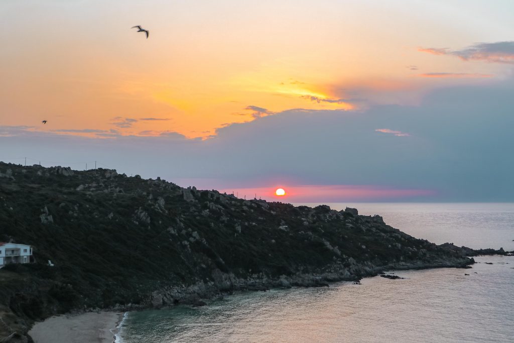 Coucher de soleil sur Santa Teresa Gallura, Sardaigne