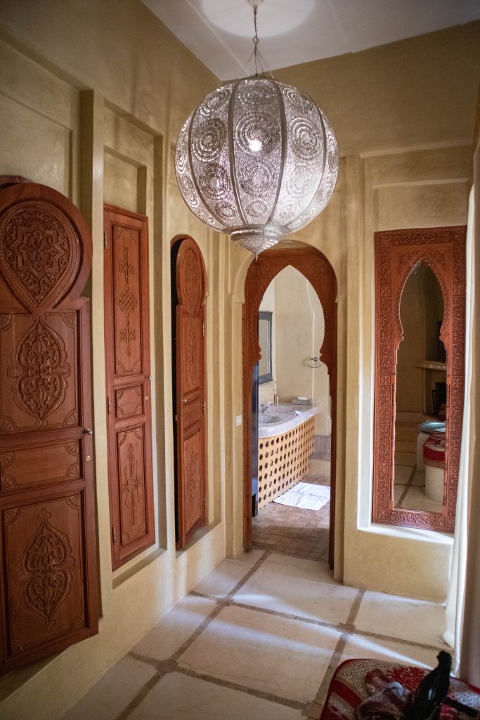 Entrée de notre chambre au Riad AnaYela