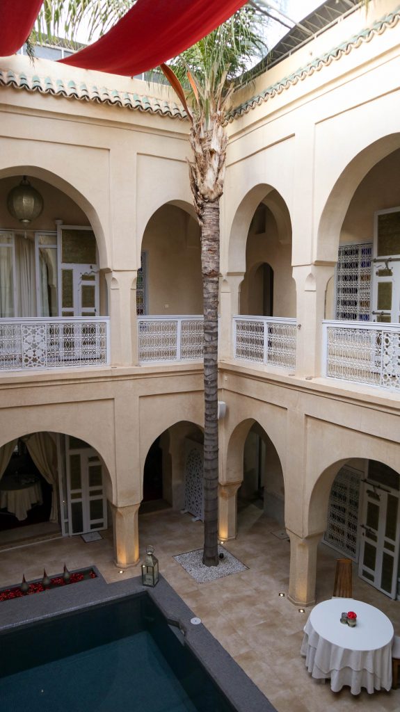 arcades et patio du Riad AnaYela