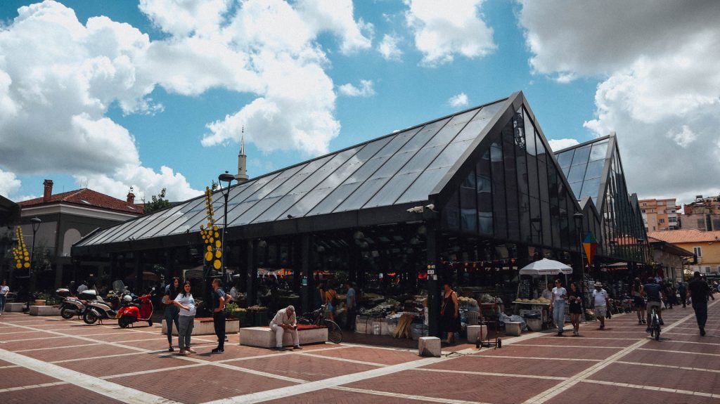 Albanie Tirana marché Pazari i Ri