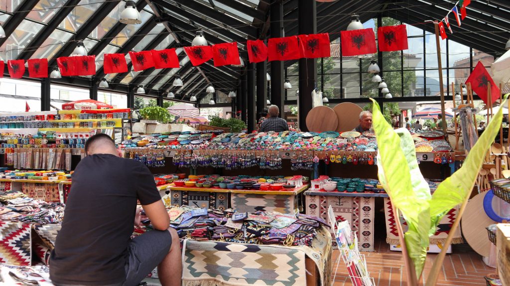 Albanie Tirana marché Pazari i Ri