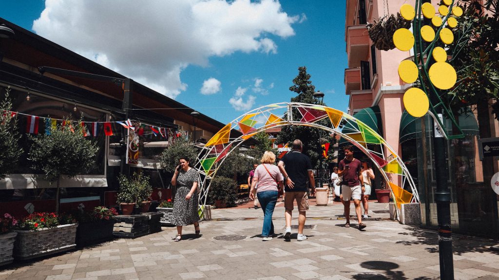 Albanie Tirana marché Pazari i Ri