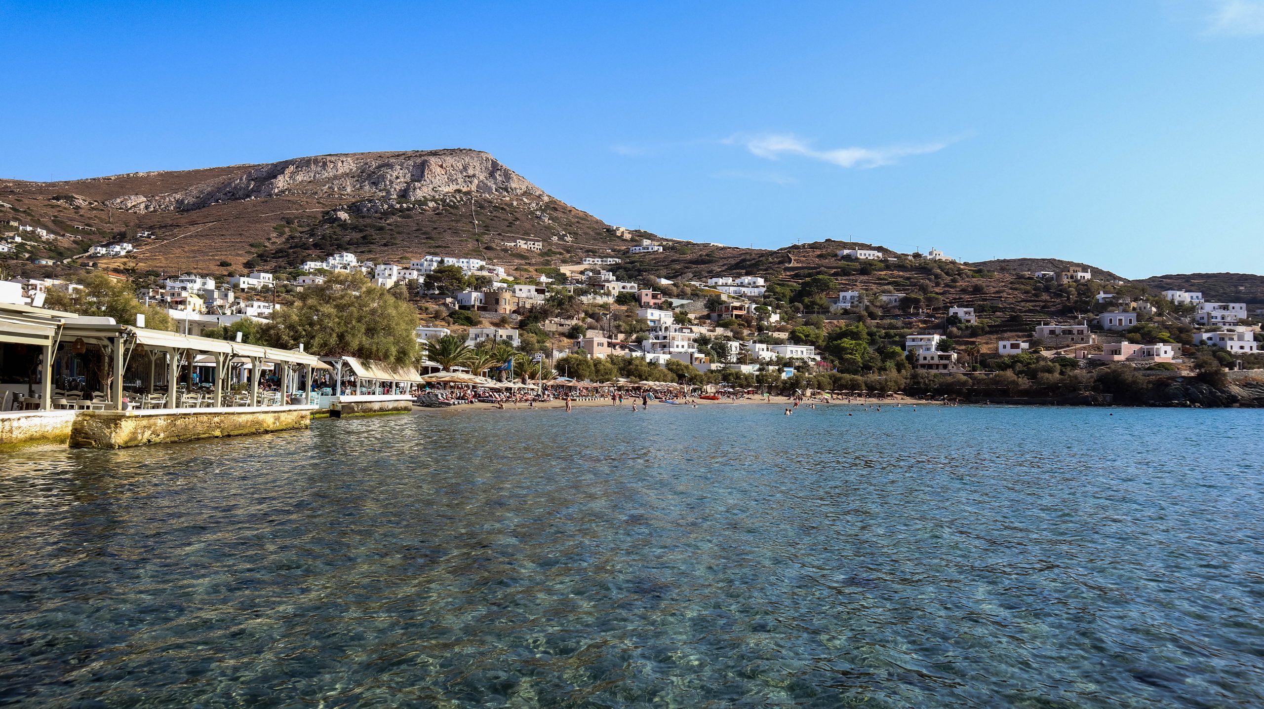 plage de Kini, Syros