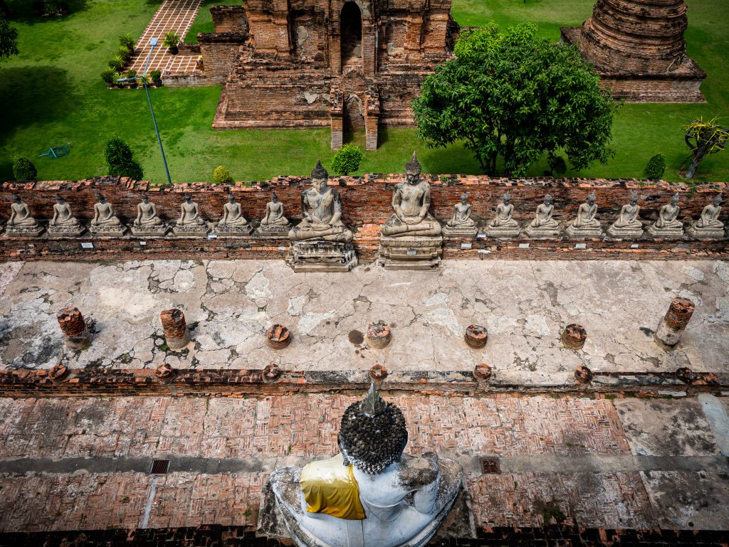 Wat Yai Chai Mongkon Temple Ayutthaya Thailande
