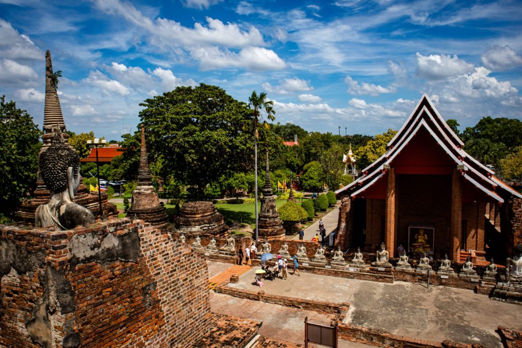 Wat Yai Chai Mongkon Temple Ayutthaya Thailande