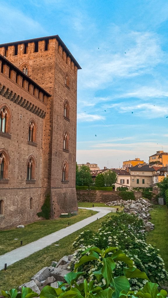 Castello Visconteo de Pavia, château gothique du XIVe siècle, Lombardie Italie