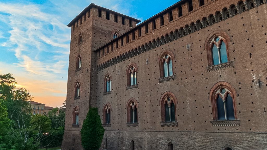 Castello Visconteo de Pavia, château gothique du XIVe siècle, Lombardie Italie