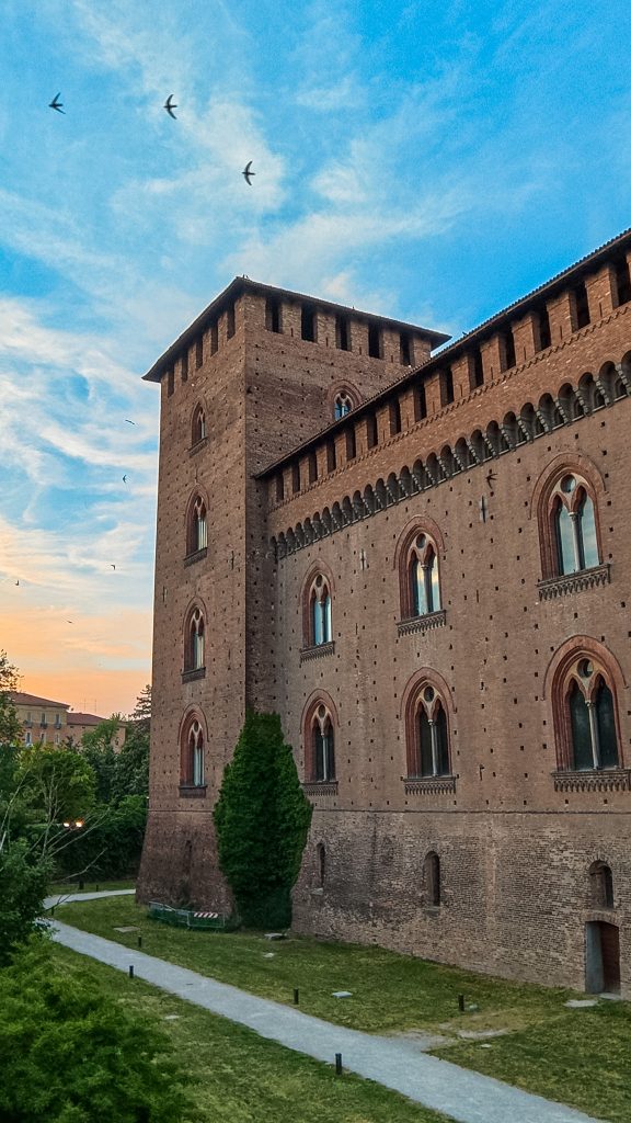 Castello Visconteo de Pavia, château gothique du XIVe siècle, Lombardie Italie