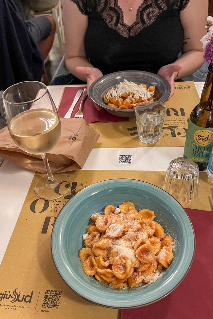 Orrichiette au restaurant Madame Giulia