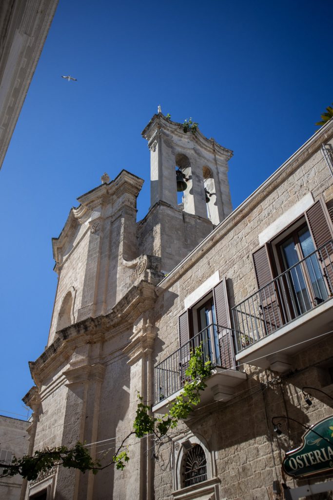 Chiesa del Purgatorio, dans le centre ville de Polignano a Mare dans les Pouilles