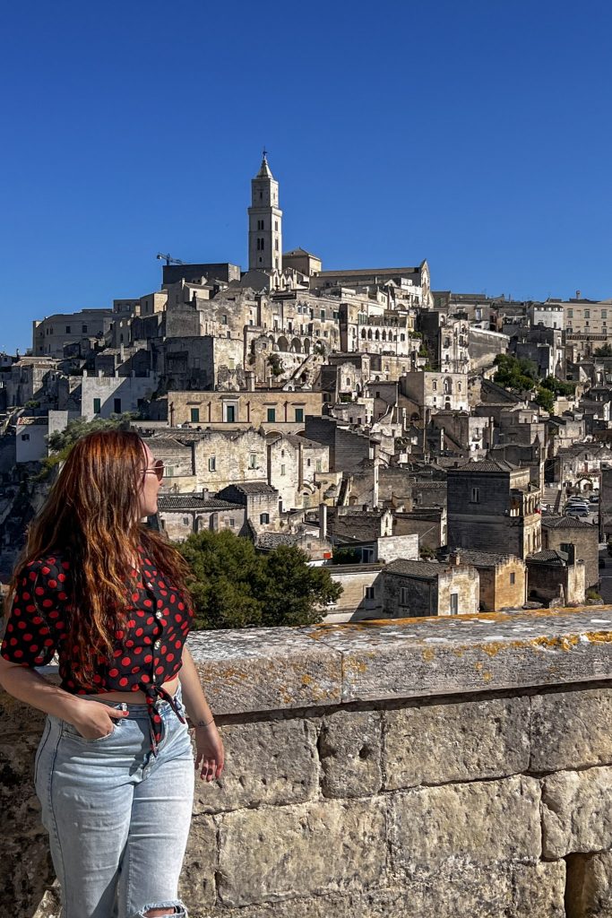 vue sur la vieille ville de Matera