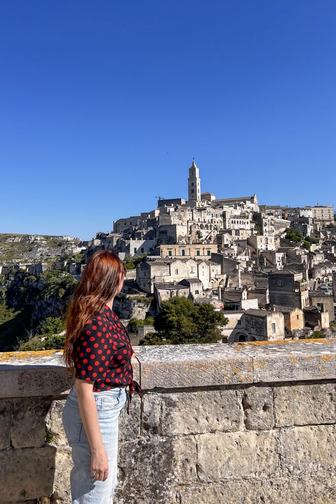 vue sur la vieille ville de Matera