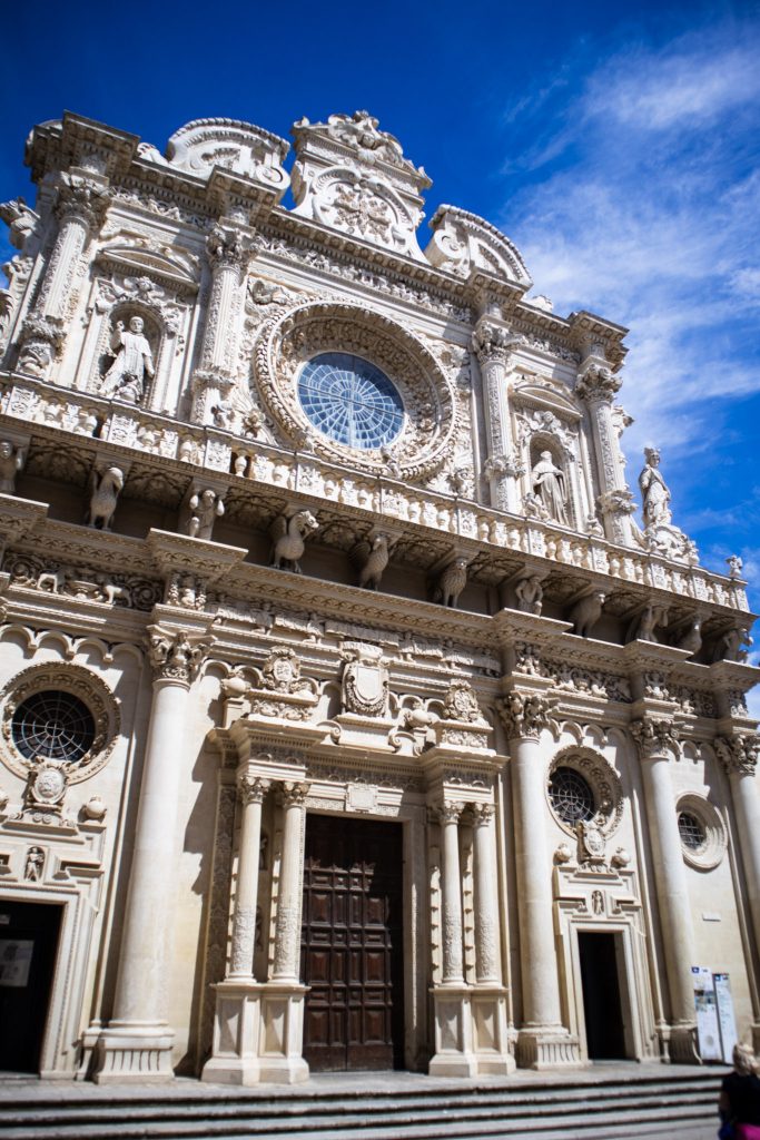 Basilica di Santa Croce, un des monuments les plus célèbres de Lecce.