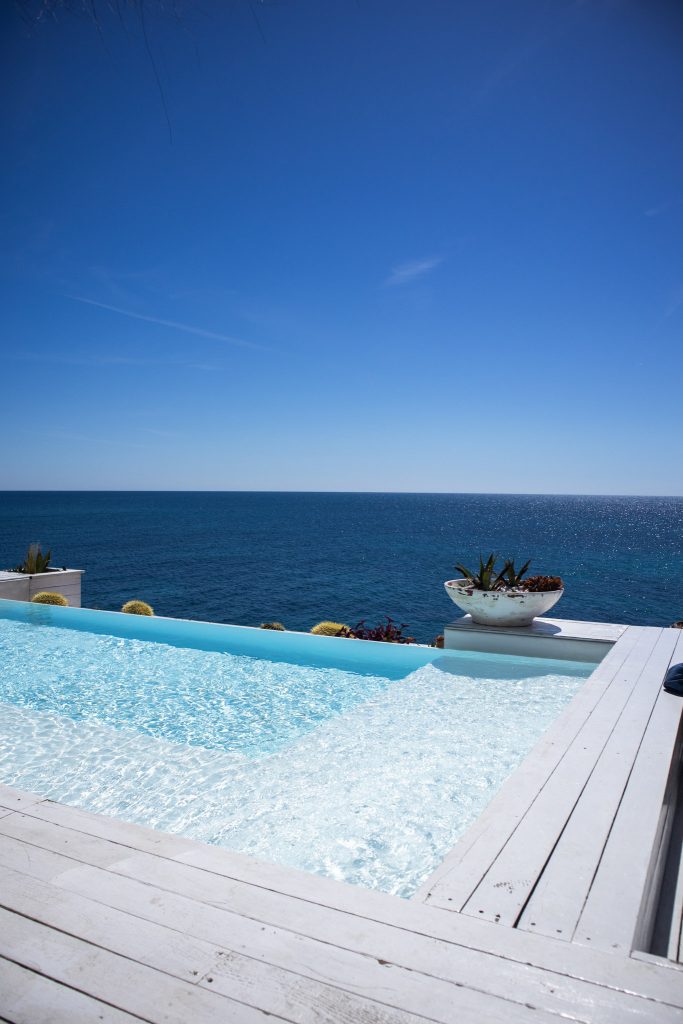 vue sur la mer depuis le rooftop de Bellavista à Monopoli