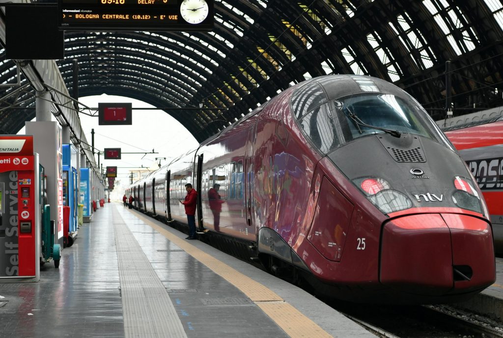 Train depuis la gare de Milan