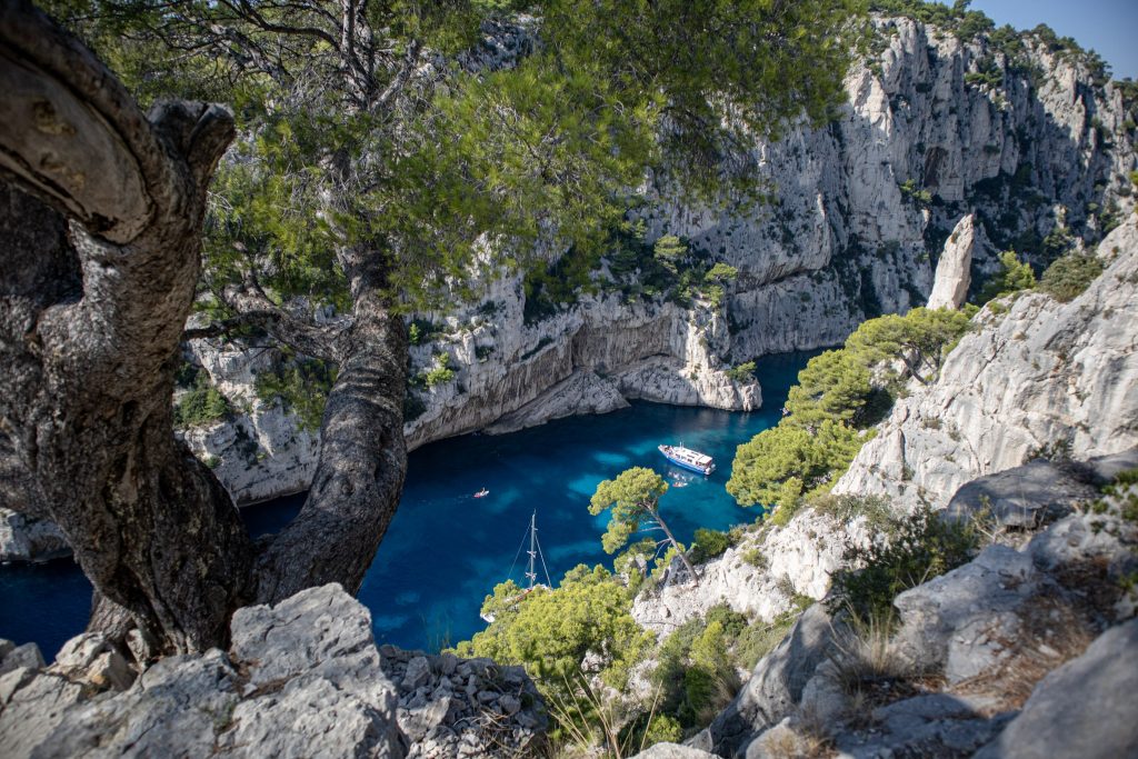Calanques d'En Vau vu du haut